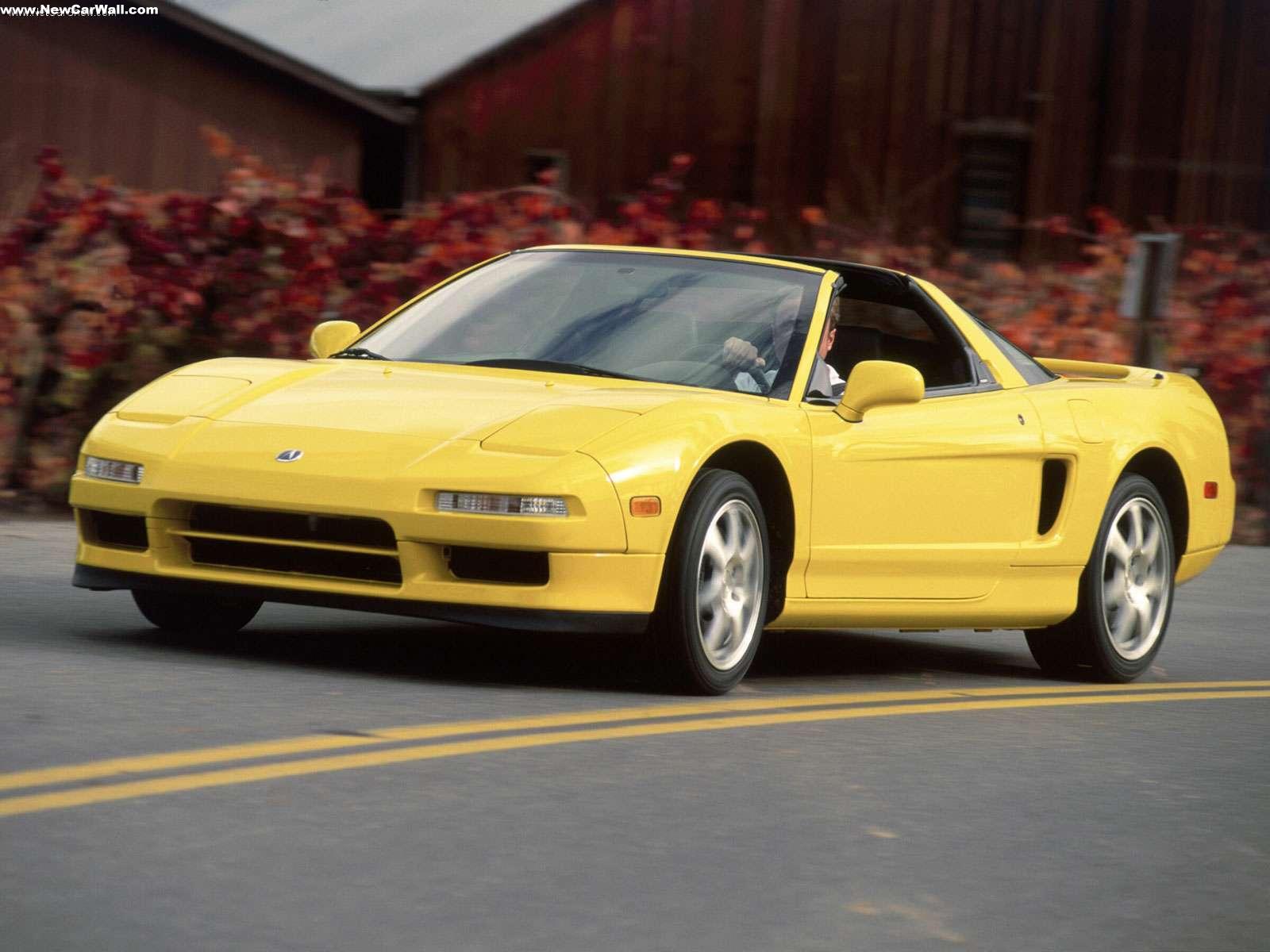 Acura NSX T Wallpaper-Front Angle