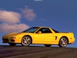 1991 Acura NSX Wallpaper Yellow-Side